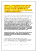 NR565 ADVANCED PHARMACOLOGY&colon; MIDTERM  STUDY GUIDE &vert;  PRESCRIBING&comma; CONTROLLED  SUBSTANCES&comma; CYP450 & PHARMACOLOGY  CONCEPTS CORRECT QUESTIONS AND ANSWERS  ~ CHAMBERLAIN UNIVERSITY&period;