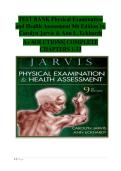 Physical Examination & Health Assessment &lpar;9th Edition&rpar; &vert; Study and Exam Preparation &ndash; Complete Chapter-by-Chapter Test Bank &semi; Comprehensive Exam Prep with NCLEX Case Studies & Verified Solutions
