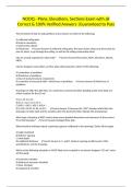 NCIDQ - Plans&comma; Elevations&comma; Sections Exam with all Correct & 100&percnt; Verified Answers &vert;Guaranteed to Pass