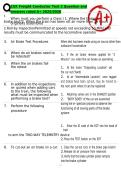 CSX Freight Conductor Test 2 Question and answers rated A&plus; 2025&sol;2026