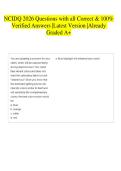 NCIDQ 2026 Questions with all Correct & 100&percnt; Verified Answers &vert;Latest Version &vert;Already Graded A&plus;