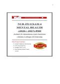 NUR 253 Exam 4 Mental Health &lpar;2026 &sol; 2027&rpar; PDF