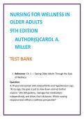 2026 NGN NCLEX Test Bank for Nursing for Wellness in Older Adults 9th Edition by Carol A&period; Miller &vert; MCQs Rationales Clinical Judgment