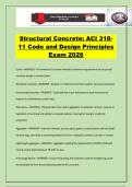 Structural Concrete&colon; ACI 318- 11 Code and Design Principles Exam 2026