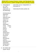 NCIDQ IDFX&colon; Human Factors&comma; Codes&comma; and Standards Quiz with All Correct & 100&percnt; Verified Answers &vert;Already Graded A&plus;