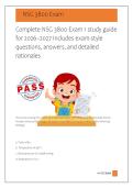 Complete NSG 3800 Exam 1 study guide  for 2026&ndash;2027 Includes exam-style  questions&comma; answers&comma; and detailed  rationales 