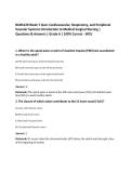 NURS120 Week 7 Quiz&colon; Cardiovascular&comma; Respiratory&comma; and Peripheral Vascular Systems Introduction to Medical Surgical Nursing &vert; Questions & Answers &vert; Grade A &vert; 100&percnt; Correct - WCU
