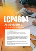 LCP4804 Assignment 2 Semester 2 2026 - Due 9 September 2026