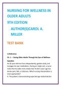 2026 NGN NCLEX Test Bank for Nursing for Wellness in Older Adults 9th Edition by Carol A&period; Miller &vert; MCQs Rationales Clinical Judgment