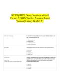 NCIDQ IDFX Exam Questions with all Correct & 100&percnt; Verified Answers &vert;Latest Version &vert;Already Graded A&plus;