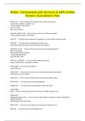 NCIDQ - Test Standards with all Correct & 100&percnt; Verified Answers &vert;Guaranteed to Pass