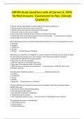 ABMDI Study Questions with all Correct & 100&percnt; Verified Answers &vert;Guaranteed to Pass &vert;Already Graded A&plus;