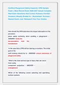 Certified Playground Safety Inspector CPSI Sample Exams &vert;&vert; Most Recent Exams 2026-2027