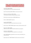 PHIL 447N EXAM QUESTIONS & CORRECT ANSWERS 2026&sol;2027