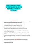 NR605 Midterm EXAM 2 LATEST QUESTIONS AND VERIFIED CORRECT ANSWERS&period;