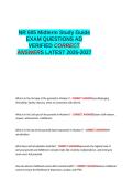 NR 605 Midterm Study Guide EXAM QUESTIONS AD VERIFIED CORRECT ANSWERS LATEST 2026-2027&period;