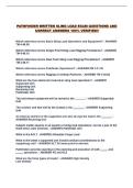 PATHFINDER WRITTEN SLING LOAD EXAM QUESTIONS AND CORRECT ANSWERS 100&percnt; VERIFIED&excl;&excl;