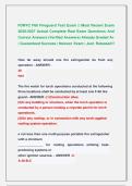 FDNYC F60 Fireguard Test Exam &vert;&vert; Most Recent Exam  2026-2027 Actual Complete Real Exam Questions And  Correct Answers &lpar;Verified Answers&rpar; Already Graded A&plus;  &vert; Guaranteed Success &vert; Newest  Exam &vert; Just  Released&excl;&excl; 