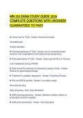 MN 553 EXAM STUDY GUIDE 2026 COMPLETE QUESTIONS WITH ANSWERS GUARANTEED TO PASS