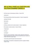 MN 553 FINAL PAPER 2026 QUESTIONS AND SOLUTIONS EXAMPREP GRADED A&plus;