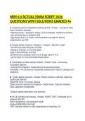 MSN 621 ACTUAL EXAM SCRIPT 2026 QUESTIONS WITH SOLUTIONS GRADED A&plus;