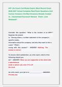 IAP Life Coach Certificate Exam&vert;&vert; Most Recent Exam  2026-2027 Actual Complete Real Exam Questions And  Correct Answers &lpar;Verified Answers&rpar; Already Graded  A&plus; &vert; Guaranteed Success&excl;&excl; Newest   Exam &vert; Just   Released&excl;&excl;