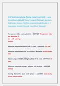 ICC Test International Zoning Code Exam 2026 &vert;&vert; Most  Recent Exam 2026-2027 Actual Complete Real Exam Questions  And Correct Answers &lpar;Verified Answers&rpar; Already Graded A&plus; &vert;  Guaranteed Success&excl;&excl; Newest   Exam &vert; Just  Released&excl;&excl; 