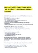 MSN 621 COMPREHENSIVE EXAMINATION TEST 2026 FULL QUESTIONS AND CORRECT ANSWERS