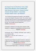 Into Surgical Tech 101 Final Exam review &vert;&vert; Most Recent Exams 2026-2027 