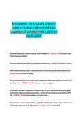 NSG6005- GI EXAM QUESTIONS ANS VERIFIED CORRECT ANSWERS LATEST 2026-2027&period;