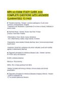 MSN 621 EXAM STUDY GUIDE 2026 COMPLETE QUESTIONS WITH ANSWERS GUARANTEED TO PASS