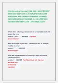 ISSA Corrective Exercise EXAMS  &vert;&vert; MOST RECENT EXAMS 2026-2027