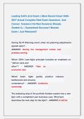 Leading SAFe &lpar;6&period;0&rpar; Exams &vert;&vert; Most Recent Exams 2026 2027 