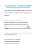 Hesi PN Fundamentals Exam Newest 2026 Questions  and Correct Detailed Answers Already Graded A&plus;