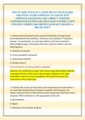 MSN 572 APEA 3P EXAM &sol; LATEST MSN 572 3P EXAM 2026 AND STUDY GUIDE COMPLETE ACCURATE TEST APPROVED QUESTIONS AND CORRECT VERIFIED ANSWERSWITH RATIONALES &lpar;DETAILED ANWERS&rpar; A NEW UPDATED VERSION 2026 EDITION &vert;ALREADY GRADED A&plus; &lpar;BRAND NEW&excl;&rpar;