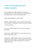 CNUR 209 EXAM QUESTIONS WITH CORRECT ANSWERS&period;