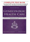 Gynecologic Health Care&colon; With an Introduction to Prenatal and Postpartum Care &lpar;4th Edition&rpar; Test Bank &ndash; Complete Questions & Answers &vert; Nursing Exam Prep 2026