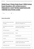 NU664 Exam 2 Study Guide Exam &vert;&vert; 2026 &lpar;Actual Exam&rpar; Questions with verified Answers &vert; FREQUENTLY MOST TESTED QUESTIONS AND VERIFIED SOLUTIONS &commat; 2026NU664 Exam 2 Study Guide Exam &vert;&vert; 2026 &lpar;Actual Exam&rpar; Questions with verified Answers &vert; FREQUENTLY MOST TESTE