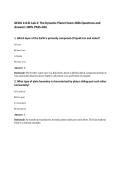 GEOG 1113L Lab 2&colon; The Dynamic Planet Exam 2026 Questions and Answers 100&percnt; PASS-GSU