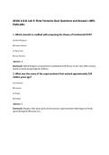 GEOG 1113L Lab 3&colon; Plate Tectonics Quiz Questions and Answers 100&percnt; PASS-GSU