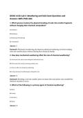 GEOG 1113L Lab 5&colon; Weathering and Soils Exam Questions and Answers 100&percnt; PASS-GSU