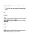 GEOG 1113L Lab 8 - Eolian Processes Exam Questions and Answers 100&percnt; PASS- GSU