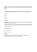 GEOG 1113L Lab 9&colon; Oceans & Coasts Quiz WITH Answers 100&percnt; PASS- GSU