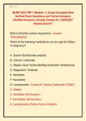 NURS 5432 FNP 1 Module 1 &vert; Actual Complete Real  Verified Exam Questions and Correct Answers  &lpar;Verified Answers &rpar; Already Graded A&plus; &vert; 2026&sol;2027  Newest Exam&excl;&excl;&excl; 