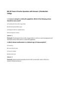 NR-327 Exam 4 Practice Questions with Answers &vert;Chamberlain College