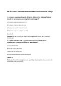 NR-327 Exam 5 Practice Questions and Answers Chamberlain College