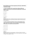 NR-327 Midterm Exam Practice Questions with Answers 100&percnt; PASS &vert; Chamberlain College