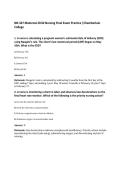 NR-327 Maternal-Child Nursing Final Exam Practice &vert;Chamberlain College