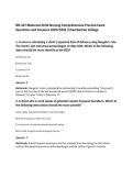 NR-327 Maternal-Child Nursing Comprehensive Practice Exam Questions and Answers 100&percnt; PASS &vert;Chamberlain College