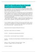 ASQ CQT Certification Exam Sample Questions and Answers &colon;2026 